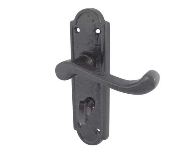 Turnberry Door Handle – 100x75mm – Black Antique Finish