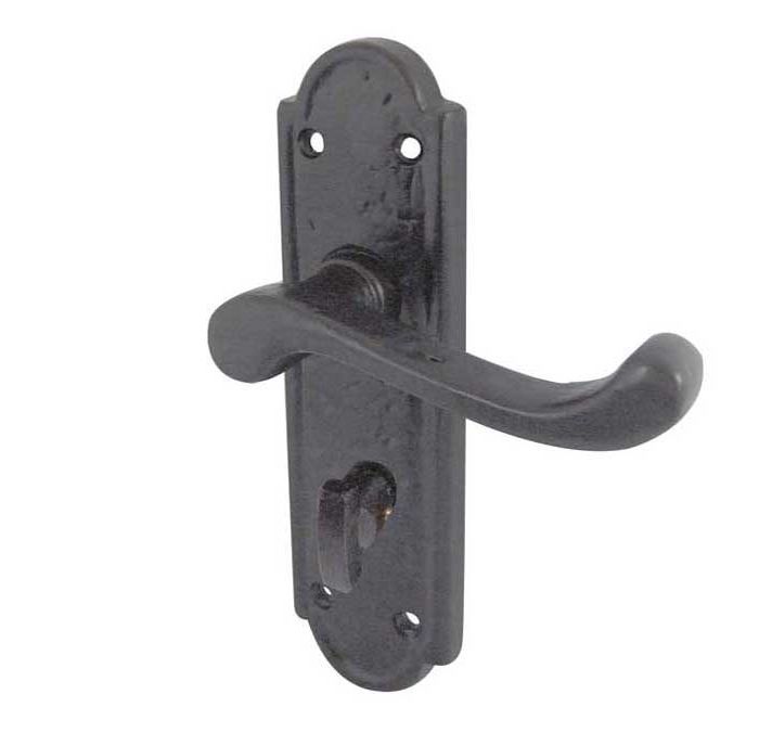 Turnberry Door Handle – 100x75mm – Black Antique Finish