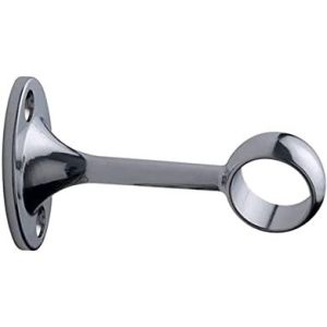 Deluxe Centre Bracket – 19mm – Polished Chrome Finish