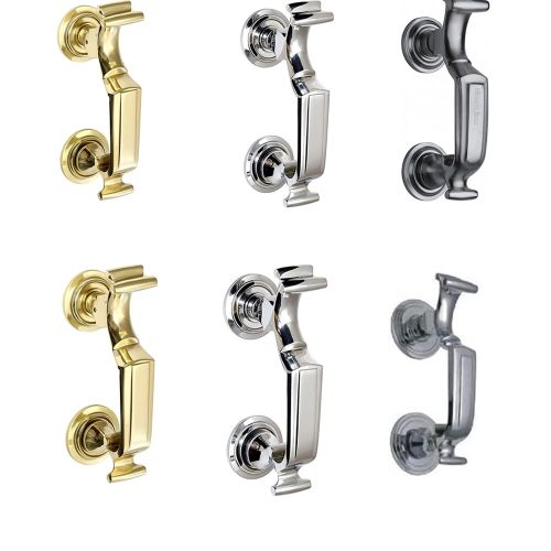 Doctor Door Knocker – 188mm – Polished Brass