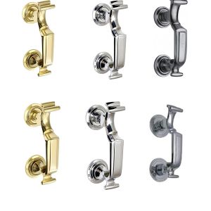 Doctor Door Knocker – 188mm – Polished Brass