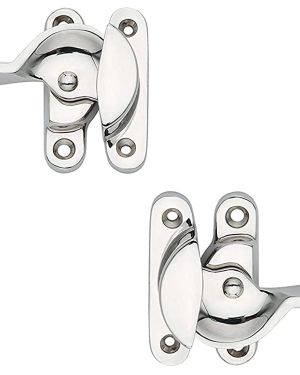 Narrow Fitch Fastener – Locking – in Polished Chrome Finish