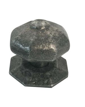 Oct Centre Door Knob – 63mm – Black Antique Finish