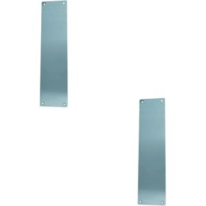 Door Finger Plates – Push & Pull – 300x75mm – Polished Stainless Steel