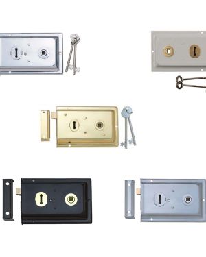 Victorian Rim Lock – 150x100mm – Multiple Finishes