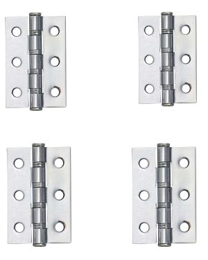 Ball Bearing Door Hinges – 72x50x2 – Polished Nickel