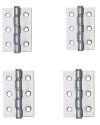 Ball Bearing Door Hinges – 72x50x2 – Polished Nickel