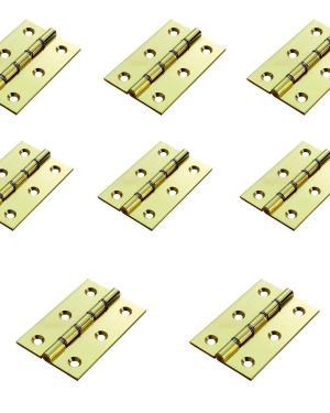 Ball Bearing Door Hinges – 75x50x2 – Electro Brass Finish