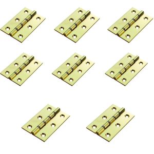 Ball Bearing Door Hinges – 75x50x2 – Electro Brass Finish