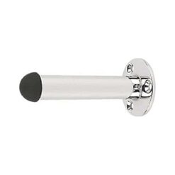 Door Stopper - 38mm - Chrome Shielded - CHROME PROJECTING 75mm