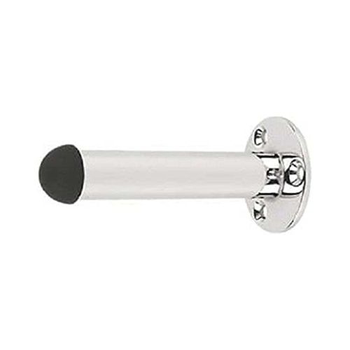 Door Stopper – 38mm – Chrome Shielded – CHROME PROJECTING 75mm