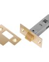 Tubular Latch 75mm- Electro Brassed Finish