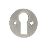 Frelan Hardware Standard Profile Round Escutcheon, Satin Nickel