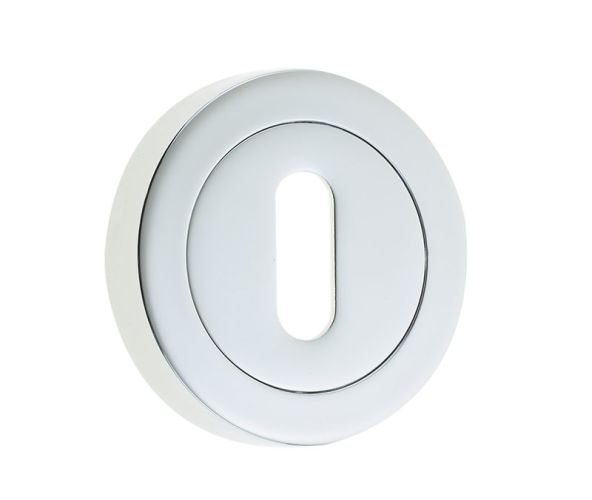 Frelan Hardware Standard Profile Escutcheon – 50mm – Polished Chrome