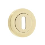 Frelan Hardware Standard Profile Escutcheon, Satin Brass