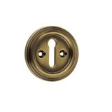 Frelan Hardware Parisian Standard Profile Escutcheon, Antique Bronze