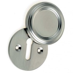 Frelan Hardware Parisian Covered Standard Profile Escutcheon, Satin Nickel