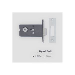 Door Deadbolt – 70mm – Satin Stainless Steel Finish