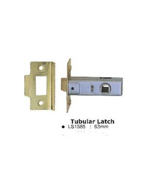 Tubular Latch – 63mm – Electro Brass Finish