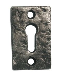 Frelan Hardware Rectangular Escutcheon, Pewter Finish