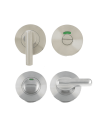 Turn and Release Lock with Indicator – 54mm – Polished Stainless Steel