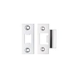 Zoo Hardware Face Plate And Strike Plate Accessory Pack, Polished Stainless Steel