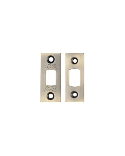 Zoo Hardware Face Plate And Strike Plate Accessory Pack, Florentine Bronze