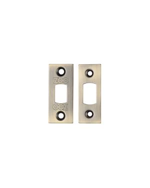 Zoo Hardware Face Plate And Strike Plate Accessory Pack, Florentine Bronze