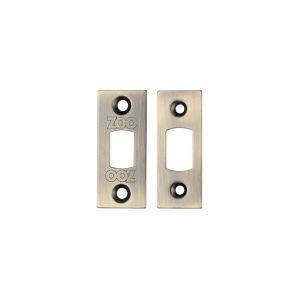 Zoo Hardware Face Plate And Strike Plate Accessory Pack, Florentine Bronze