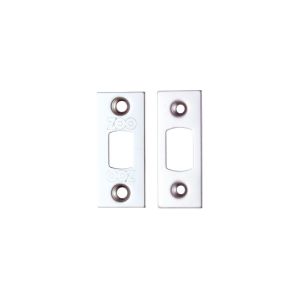 Zoo Hardware Face Plate And Strike Plate Accessory Pack, PVD Nickel