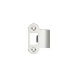 Zoo Hardware Radius Edge Spare Extended Tongue Strike Plate Accessory, Satin Stainless Steel