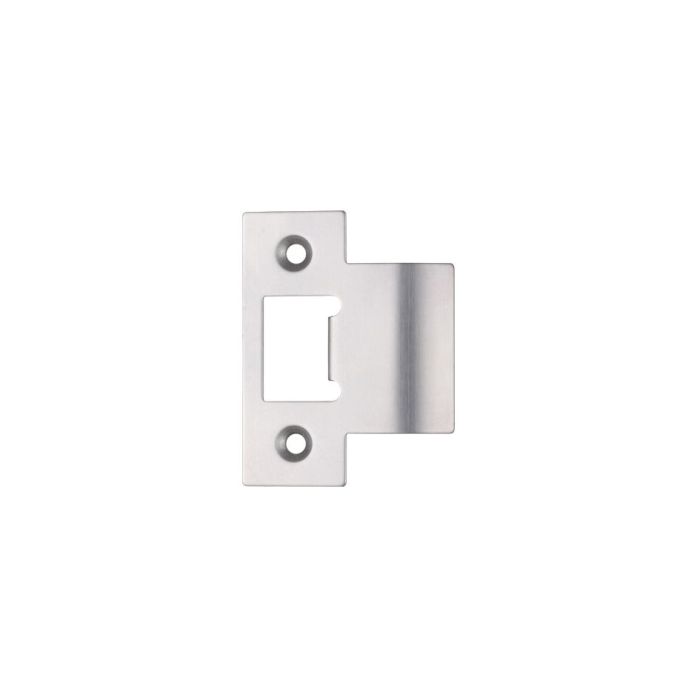 Zoo Hardware Spare Extended Tongue Strike Plate Accessory, Satin Stainless Steel