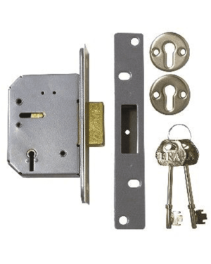 5 Lever Deadlock – 63mm – Satin Stainless Steel Finish