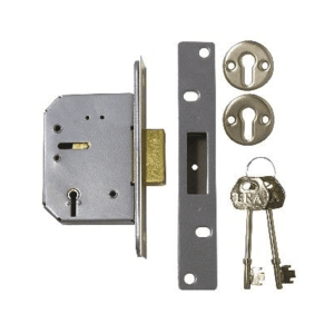 5 Lever Deadlock – 63mm – Satin Stainless Steel Finish