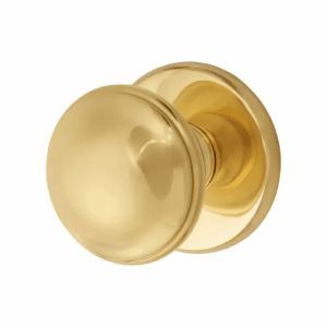 Centre Door Knobs – 82mm – Satin Brass Finish