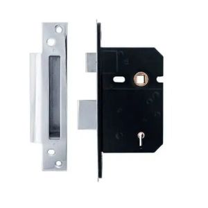 5 Lever Sash Lock – 63mm – Satin Stainless Steel Finish