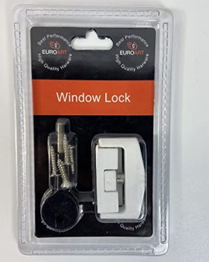 Hinged Window Lock – 25X10X50mm – White Finish