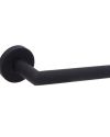 Lever on Rose Door Handle – 19mm – Black Finish