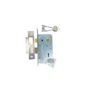 3 Lever Sash Lock – 63mm – Satin Stainless Steel Finish