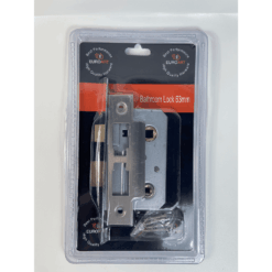 Bathroom Mortice Lock- 75mm- Satin Stainless Steel Finish - Image 3