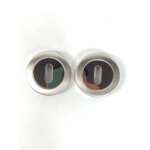 Euro Profile Escutcheon – 52mm – Satin Stainless Steel & Polished Stainless Steel Finish