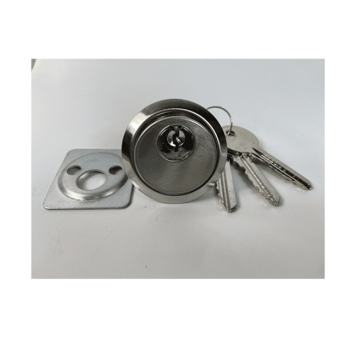 Rim Cylinder – 65mm – Satin Chrome Finish