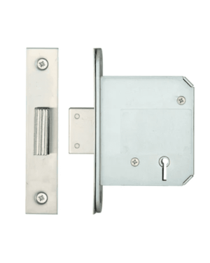 3 Lever Deadlock – 75mm – Satin Stainless Steel Finish