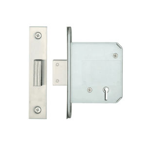 3 Lever Deadlock – 75mm – Satin Stainless Steel Finish