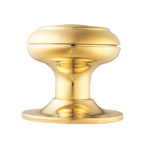 Bun Mortice Door Knob – 63mm – Polished Brass Finish