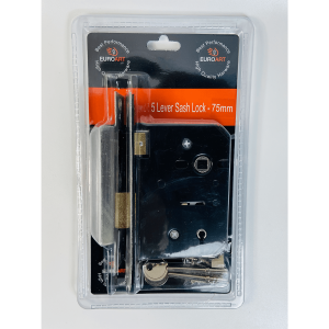 6 Lever Sash lock – 75mm – Satin Stainless Steel Finish