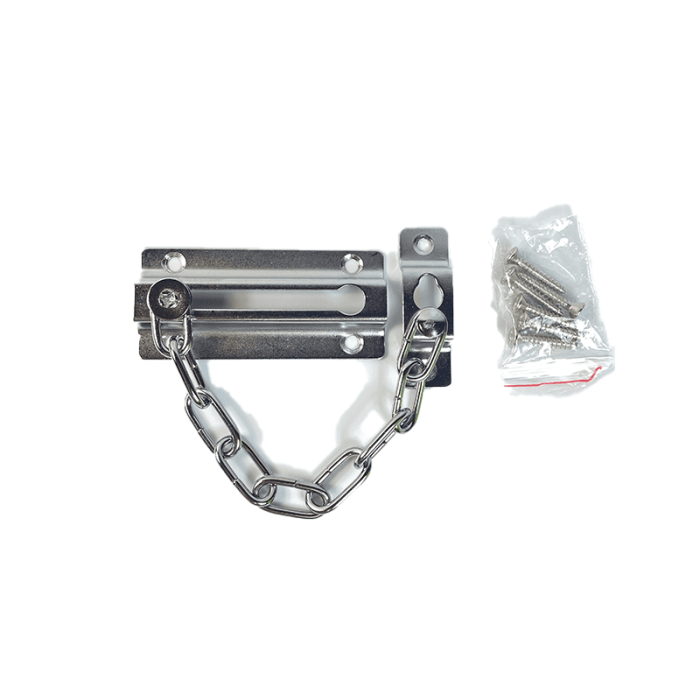 Heavy Duty Door Chain in Polished Chrome Finish