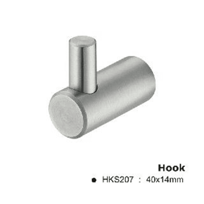 Coat Hook – 40mm – Satin Stainless Steel Finish
