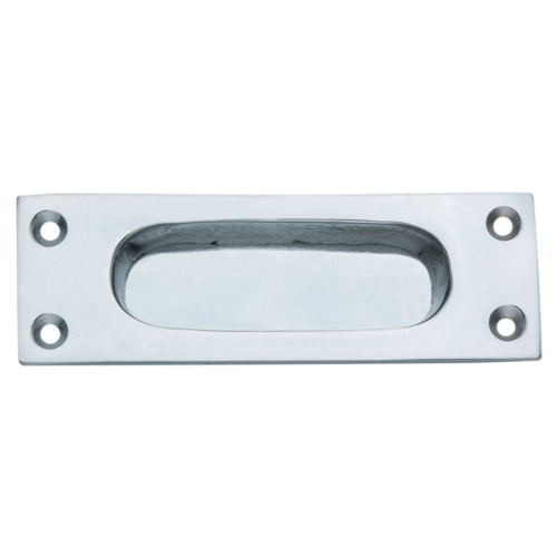 Flush Pull – 100x38mm – Polished Brass