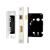 6 Lever Sash lock - 75mm - Satin Stainless Steel Finish